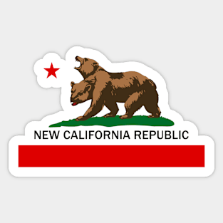 New California Republic - NCR Flag Sticker